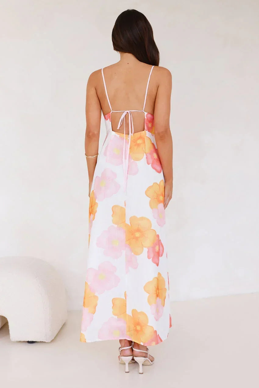 Soaking Up Maxi Dress White