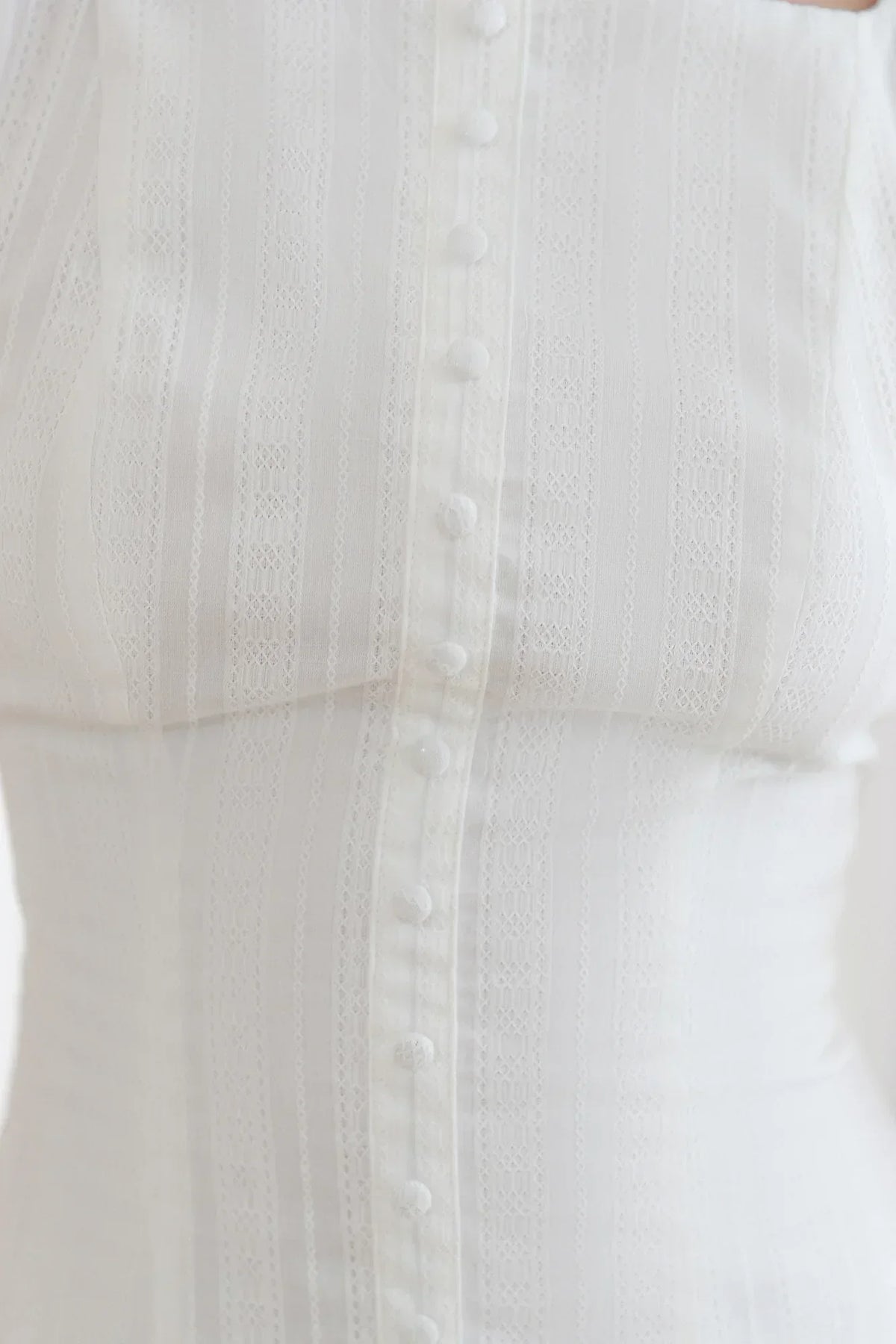 Dainty Style Mini Dress White
