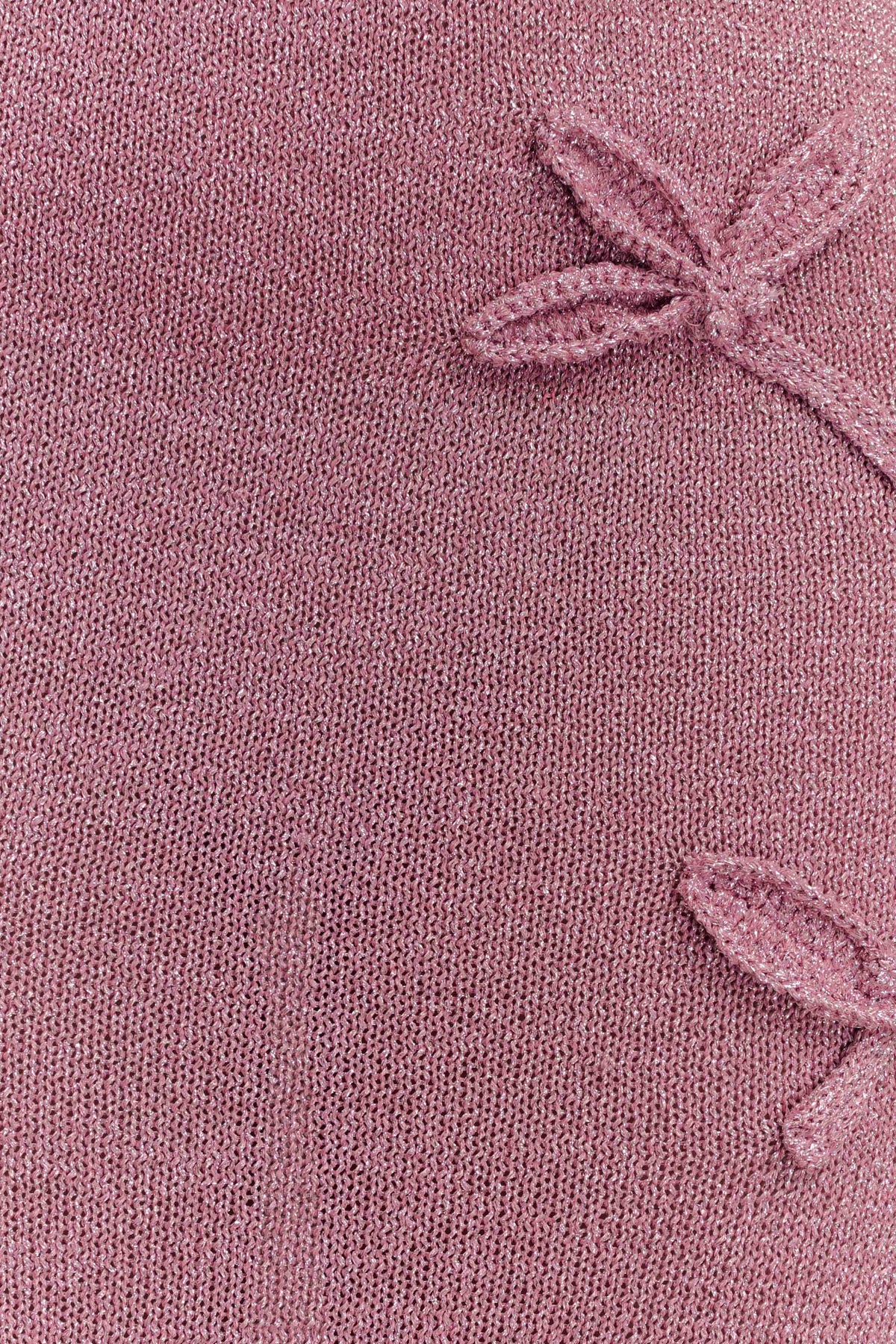 Celestino Floral Metallic Knit Maxi Dress - Pink