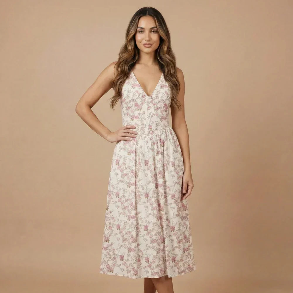 Rosalie Corset Midi Dress