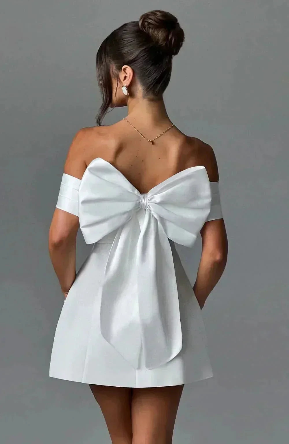 Serena Bow Mini Dress