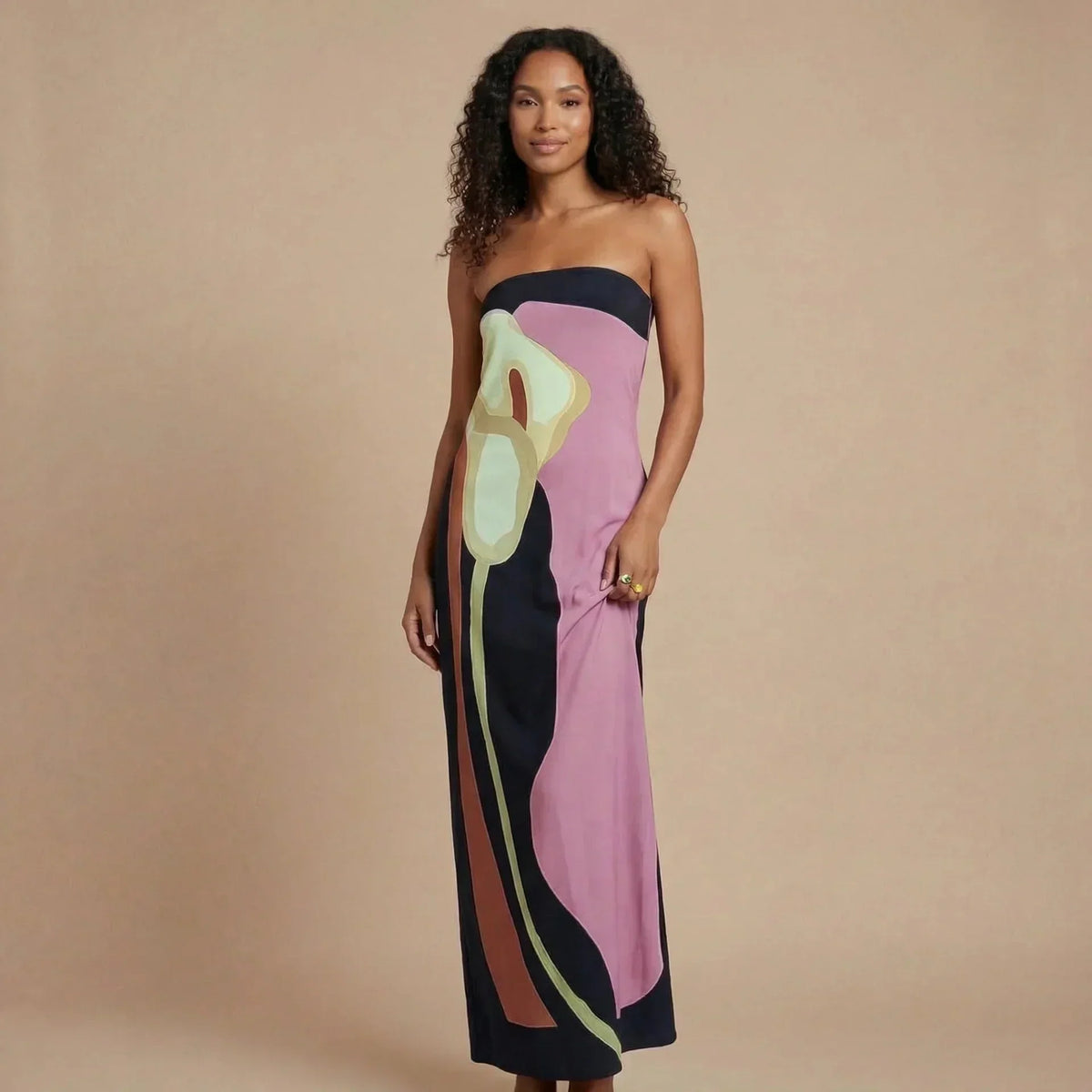 Solstice Abstract Maxi Dress