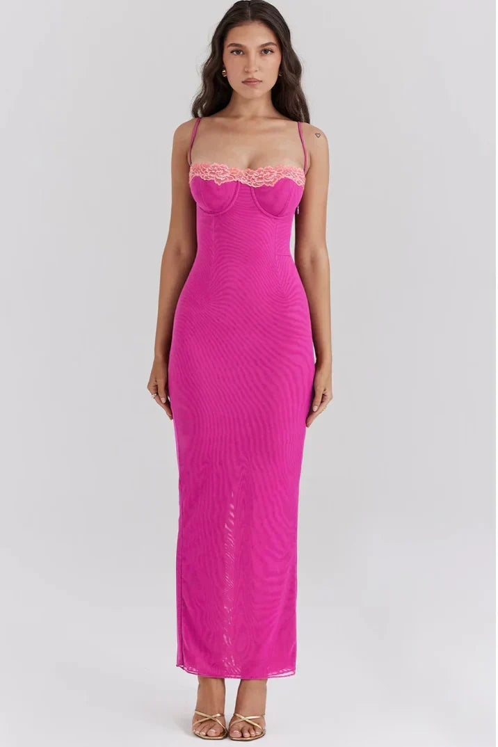 Sienna Lace Maxi Dress