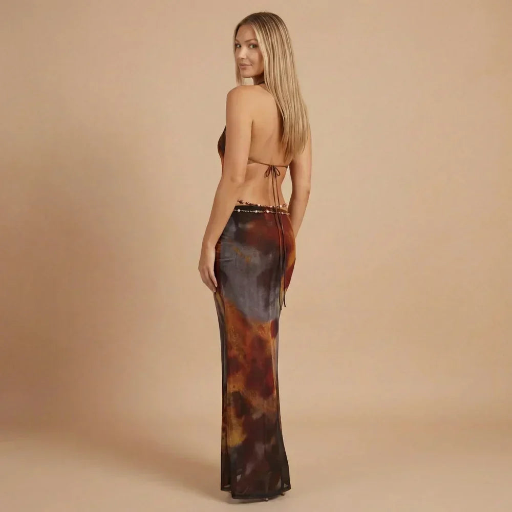 Sienna Beaded Maxi Dress
