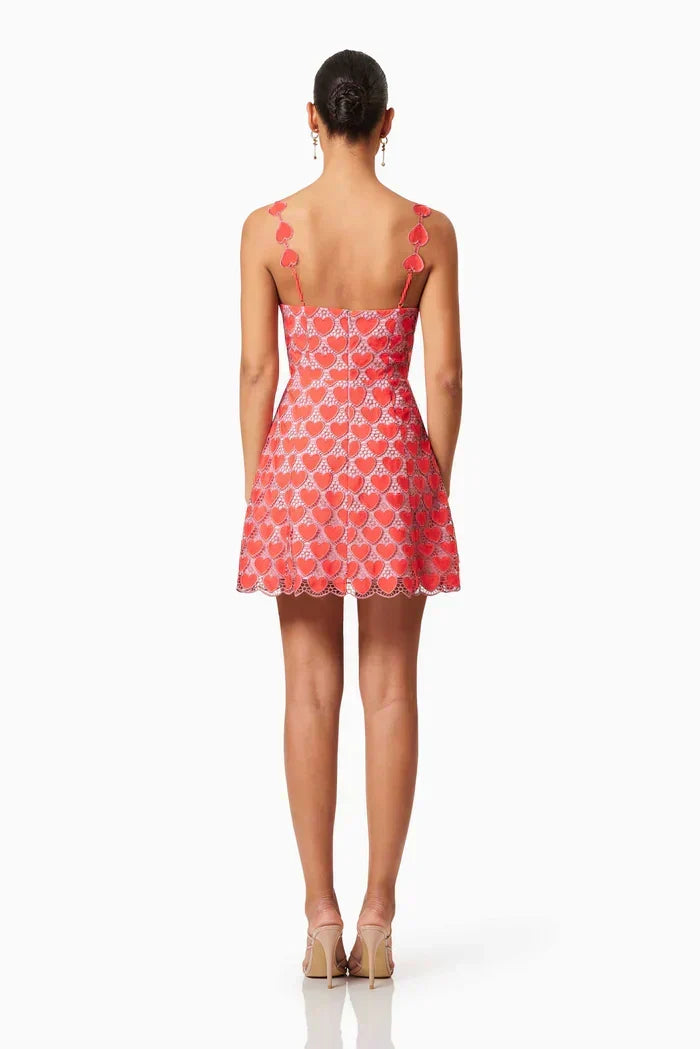 Heartthrob Mini Dress In Red