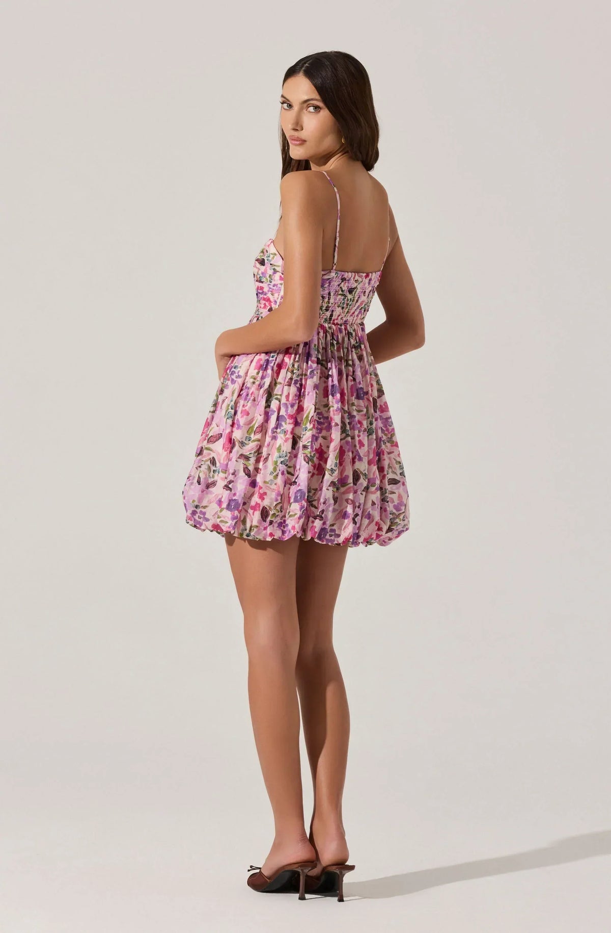 Bubble Floral Mini Dress