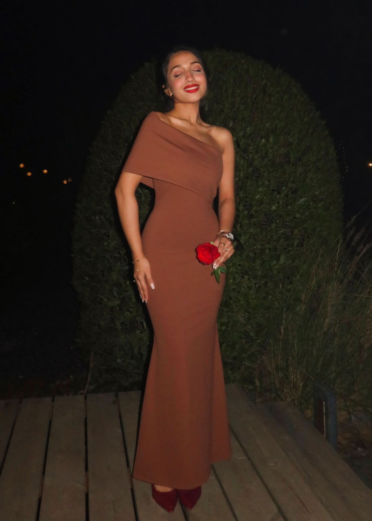 Sienna Fold-Over Maxi Dress