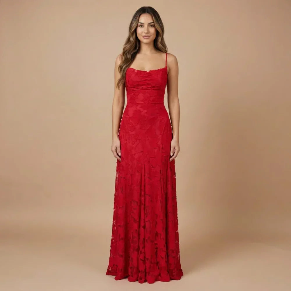 Floral Lace Maxi Dress