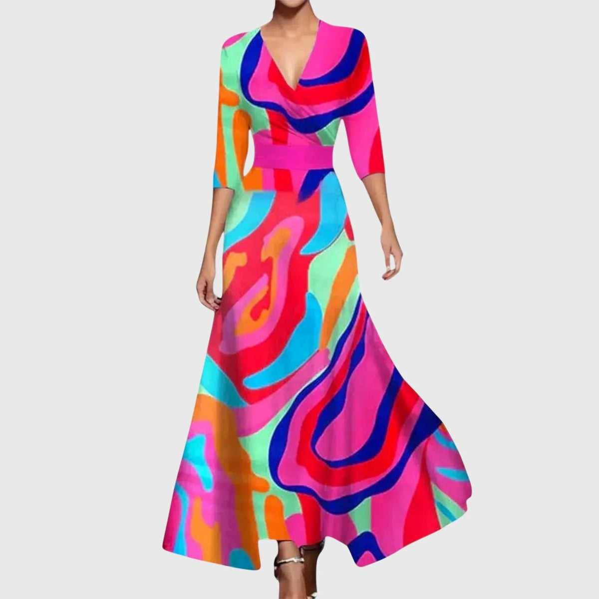 Rosemary Wrap Maxi Dress
