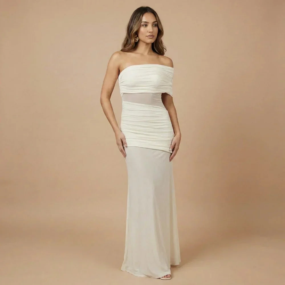 Sienna Ruched Maxi Dress