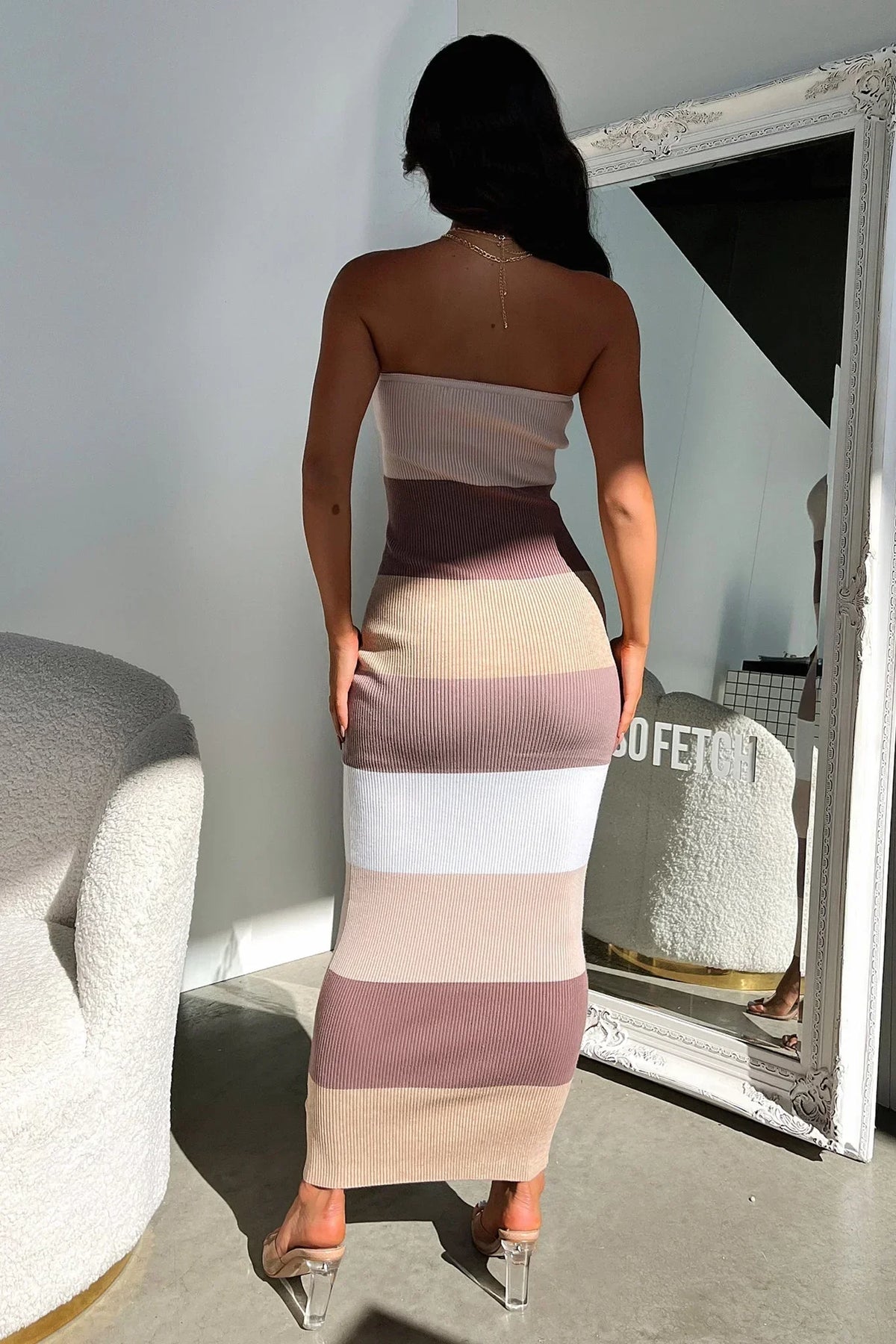 Drake Maxi Dress - Brown