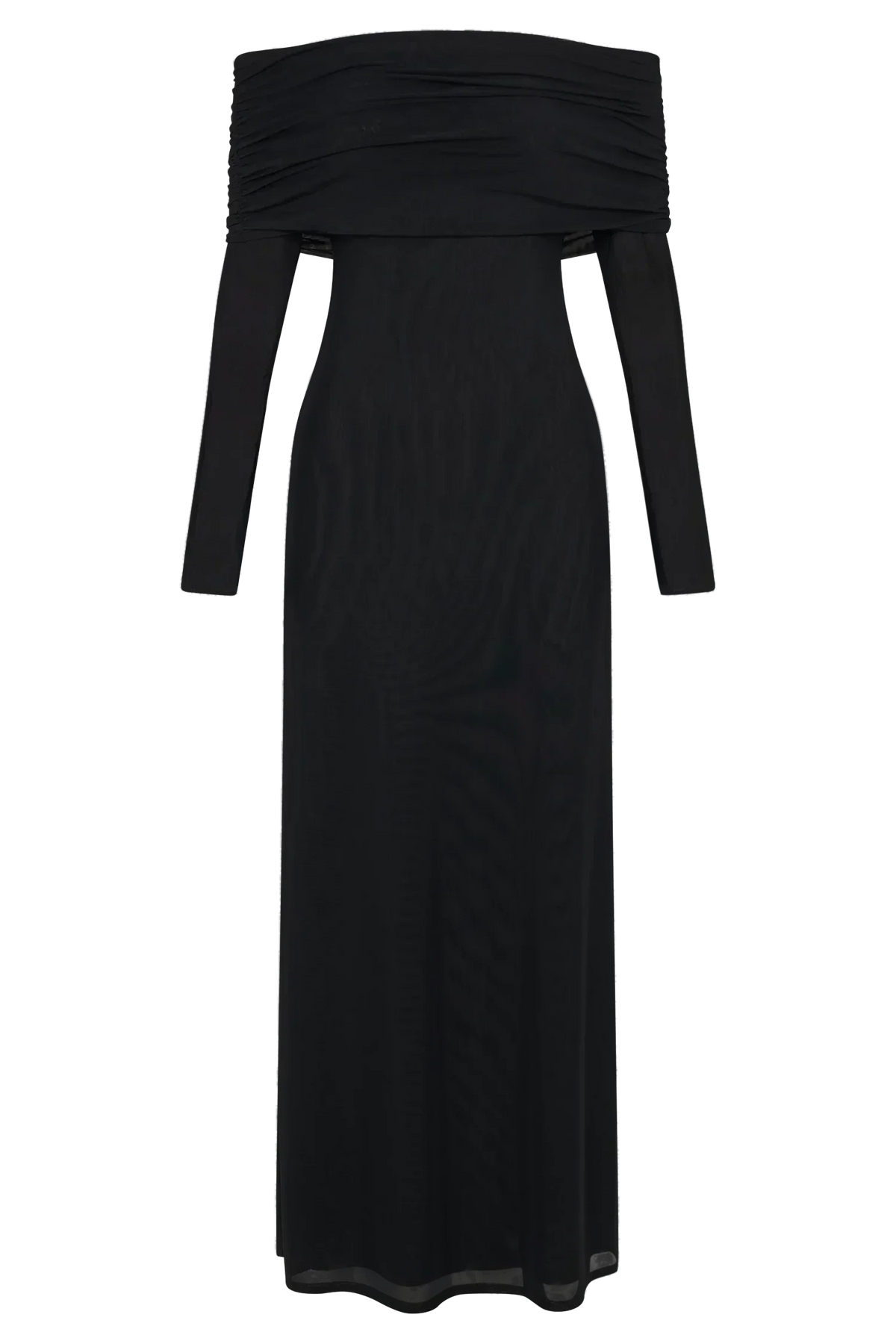 Josie Off Shoulder Mesh Maxi Dress