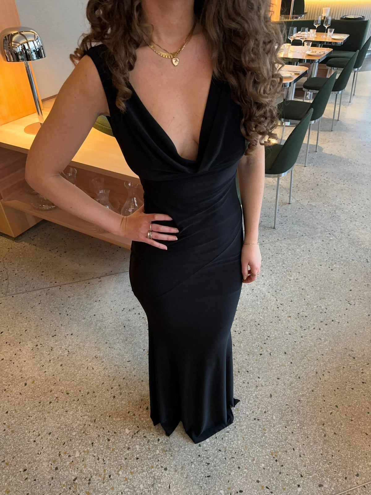 Aria Backless Maxi Dress